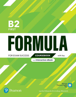 FORMULA B2 FIRST COURSEBOOK AND INTERACTIVE EBOOK WITH KEY WITH DIGITAL RESOURCE