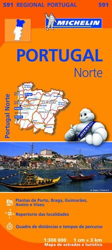 MAPA REGIONAL PORTUGAL NORTE 11591