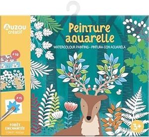 PINTURA CON ACUARELA BOSQUE ENCANTADO. ESTUCHE DE