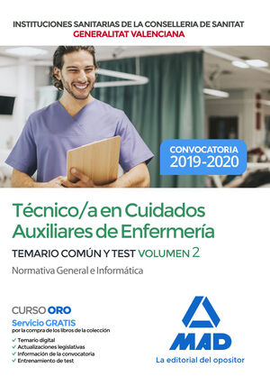 TÉCNICO EN CUIDADOS AUXILIARES DE ENFERMERÍA DE INSTITUCIONES SANITARIAS DE LA C