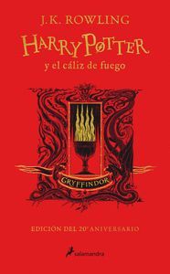 HARRY POTTER Y EL CALIZ DE FUEGO (EDICION GRYFFINDOR DE 20º ANIVE