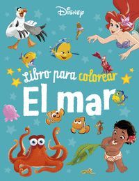 DISNEY. LIBRO PARA COLOREAR. EL MAR