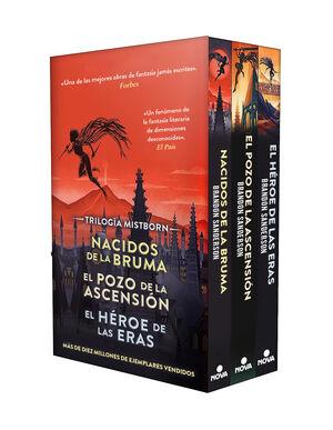 ESTUCHE TRILOGIA MISTBORN (NACIDOS DE LA BRUMA  EL POZO DE LA AS