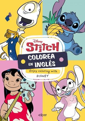 APRENDE Y COLOREA EN INGLÉS CON STITCH