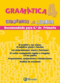 GRAMÁTICA 4 CUADERNOS LENGUA PRIMARIA