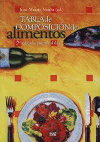 TABLA DE COMPOSICIÓN DE ALIMENTOS. QUINTA EDICIÓN