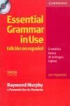 ESSENTIAL GRAMMAR IN USE SPANISH EDITION WITH ANSWERS WITH CD-ROM 3RD EDITION