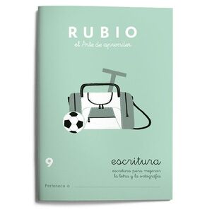 CUADERNOS ESCRITURA 9. RUBIO