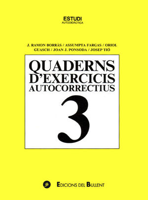 QUADERNS D'EXERCICIS AUTOCORRECTIUS 3