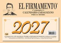 CALENDARIO NEVERA ZARAGOZANO 2027
